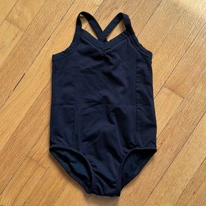 Toddler girl Gapfit black dance bodysuit